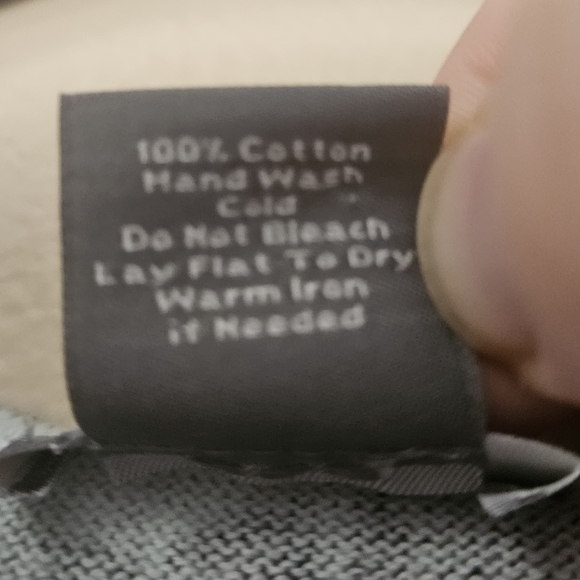 Ann Taylor Outlet Floral Button Sown Cardigan Women's Size M 100% Cotton - Picture 4 of 4